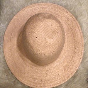 NEW! Super rare Wyeth pink straw bell hat